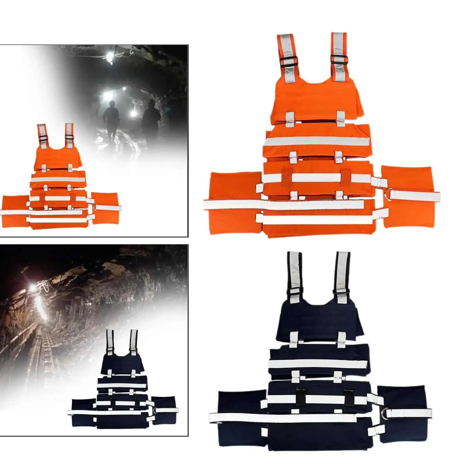 Reflective Vest Mining Protective Vest for Construction Workers Surveyor