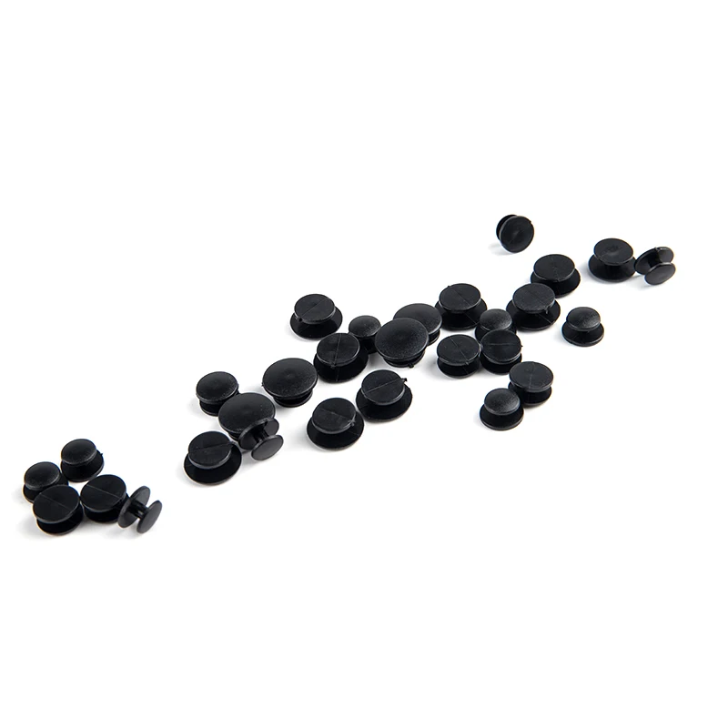 Shoe Charms Shoe Decorations Shoelace Buckles 25pcs Lightweight Buckles Plastic Buttons Black Ornaments For DIY Shoes Charms Kids Shoe Accessories