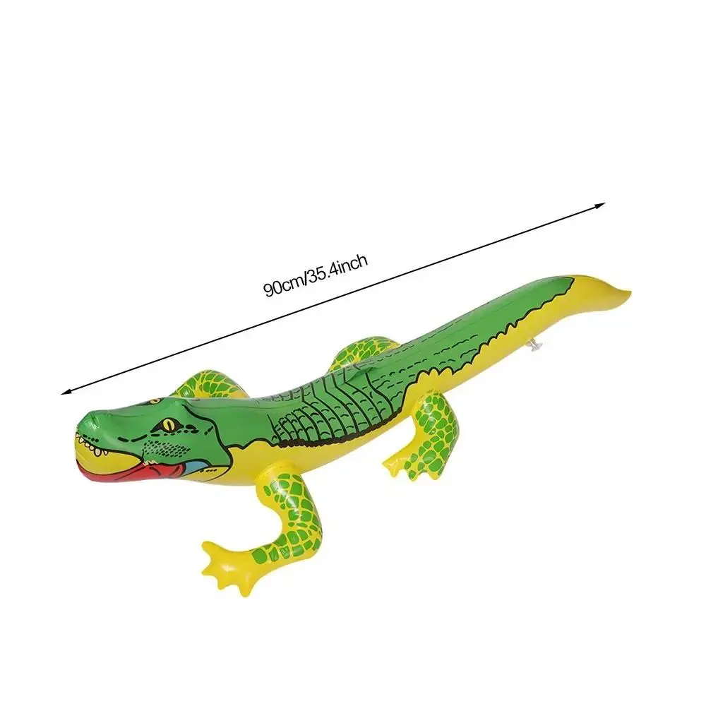 2pcs PVC Inflatable Crocodile Game Alligator Balloon Floating Playing Inflatable Floating Water Toys Crocodile Funny