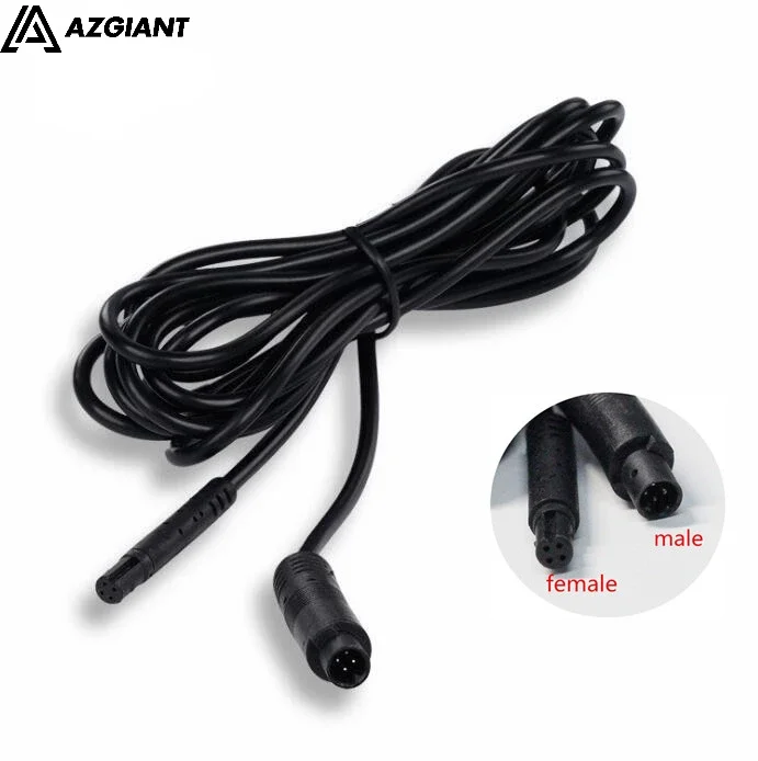 4PIN 5PIN 6PIN 8PIN Car RCA Reverse Camera Extension Cable Rear View Parking Camera Video female to male