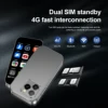 2024 New SERVO KING8000 Mini Smartphone Android 4G LTE Global GPS 3" Display 5MP Camera WIFI Small Mobile Phones 2000mAh Battery 3