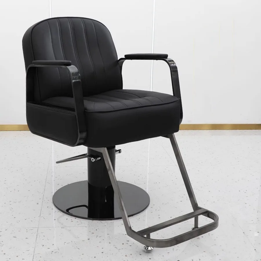 

Vintage Barber Chair Tool Portable Mobile Professional Barber Chair Black Hair Salon Equipment Seat Makeup Artist Stuhl Chairs