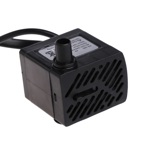 수족관 220V 3W 잠수정 워터 펌프 LED 물고기 탱크 분수 물고기 연못 탱크 EU 플러그 Aquario Water Pumps Fish Aquatic Pet Kit 5