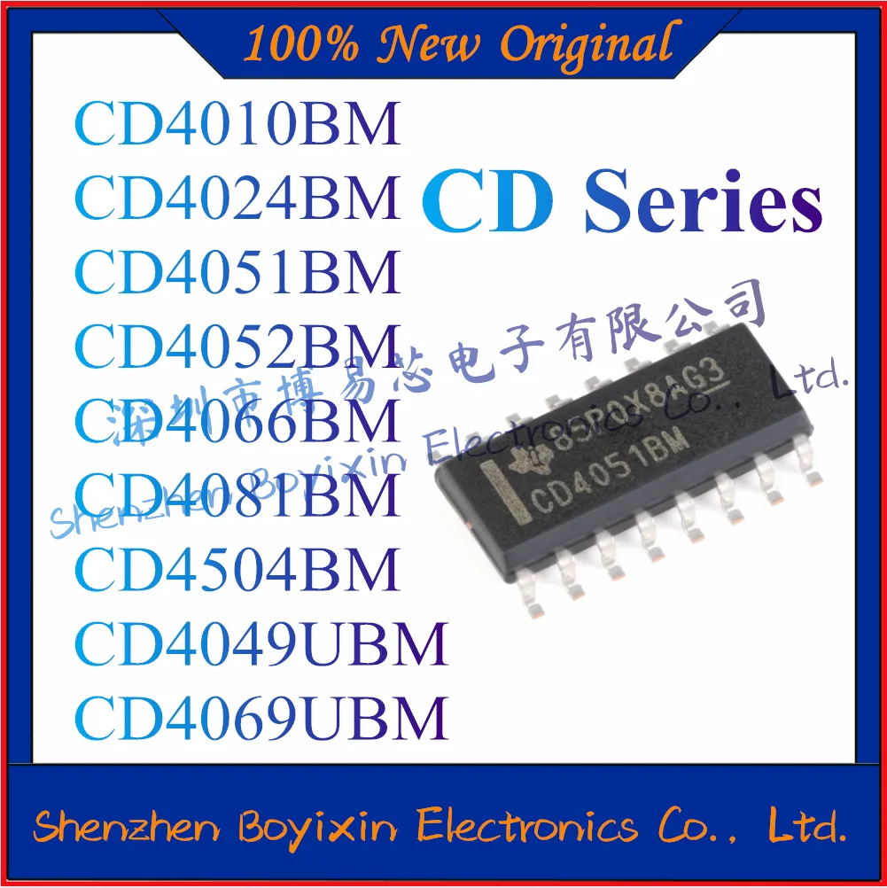 

CD4024BM CD4066BM CD4069UBM CD4081BM CD4010BM CD4049UBM CD4051BM CD4052BM CD4504BM CMOS four-way bidirectional switch logic chip