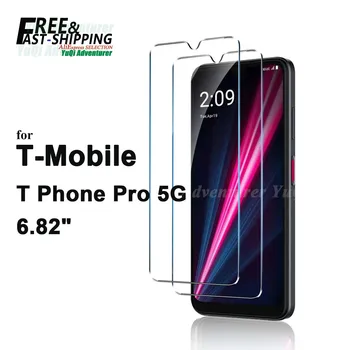 Screen Protector For T-Mobile T Phone Pro 5G Tempered Glass HD Crystal High Aluminum 9H Case Friendly 1