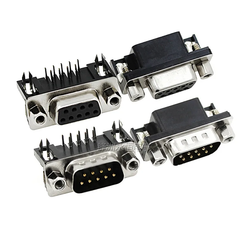 

30 шт. D-Sub 9-контактный Штекерный разъем с прямым углом