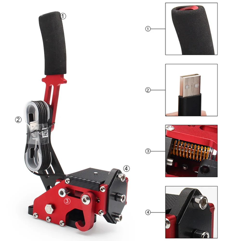 Pc Usb Handbrake Sim Per Giochi Di Corse G27/G29 T500 Fanatecosw Dirt Rally Con Staffa Fissa