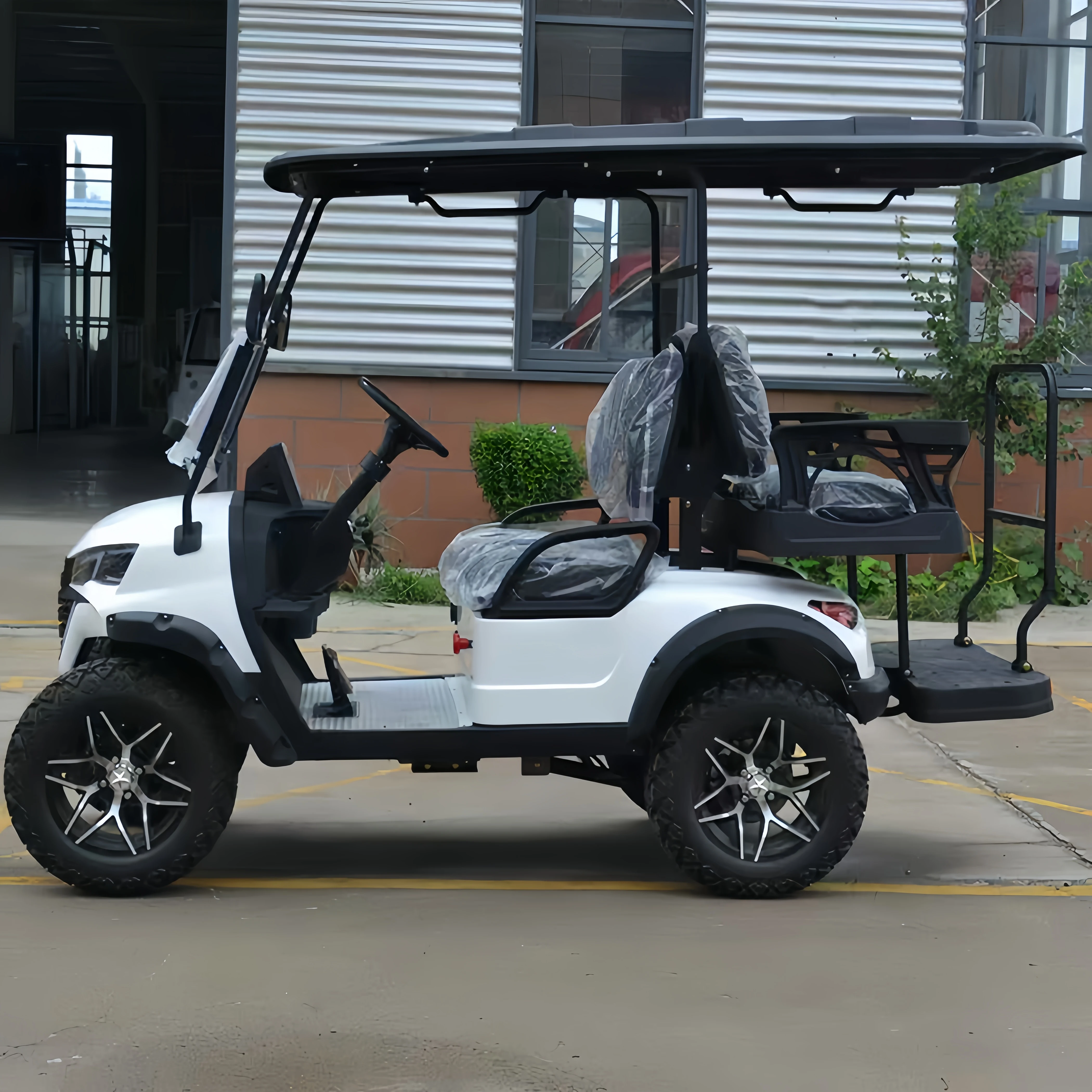 4 wheel electric golf cart 4 seater lifted golf cart utility club car