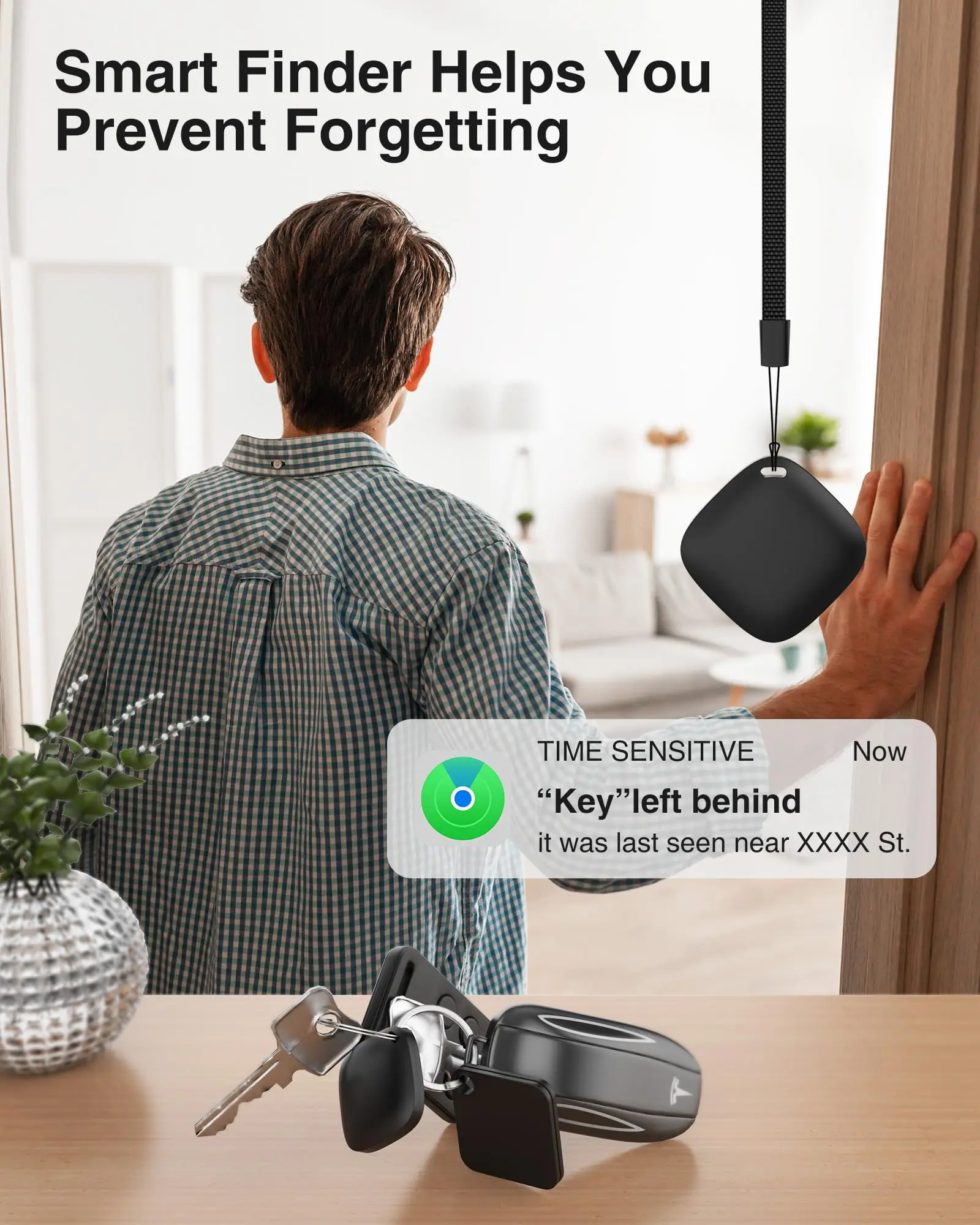 Bluetooth GPS Tracker for Air Tag Replacement Via Apple Find My to Locate Bag Bottle Card Wallet Bike Keys Finder MFI Smart ITag