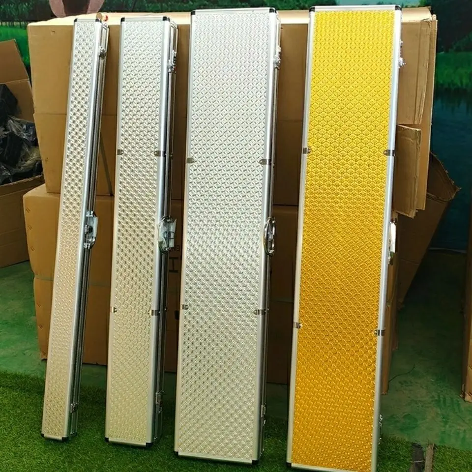 

130 CM 125 Cm Aluminum Alloy Fishing Rod Box, Metal Bag, Fishing Gear Box, Sea Fishing Rod Hard Shell 낚시 하드 케이스