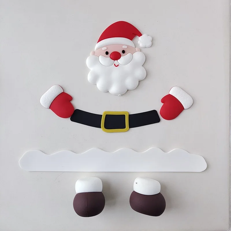 2026 neue Frohe Weihnachten Kuchen Topper Dekoration Cartoon Santa Claus Kinder Weihnachten Party Kuchen Topper Geschenk Neue Jahr Backen Liefert – Detail 5