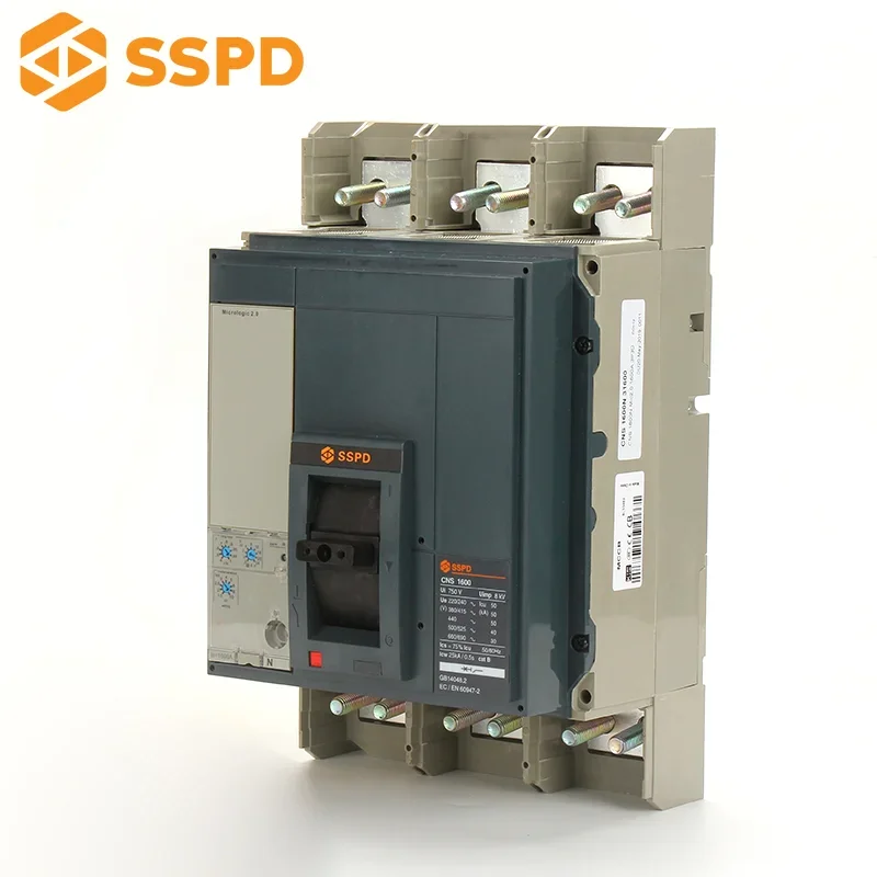 콤바이너 박스 및 스위치 기어, 과부하 단락 보호, MCCB 회로 차단기, 3P 1600A CNS-1600 Shendian Electrical