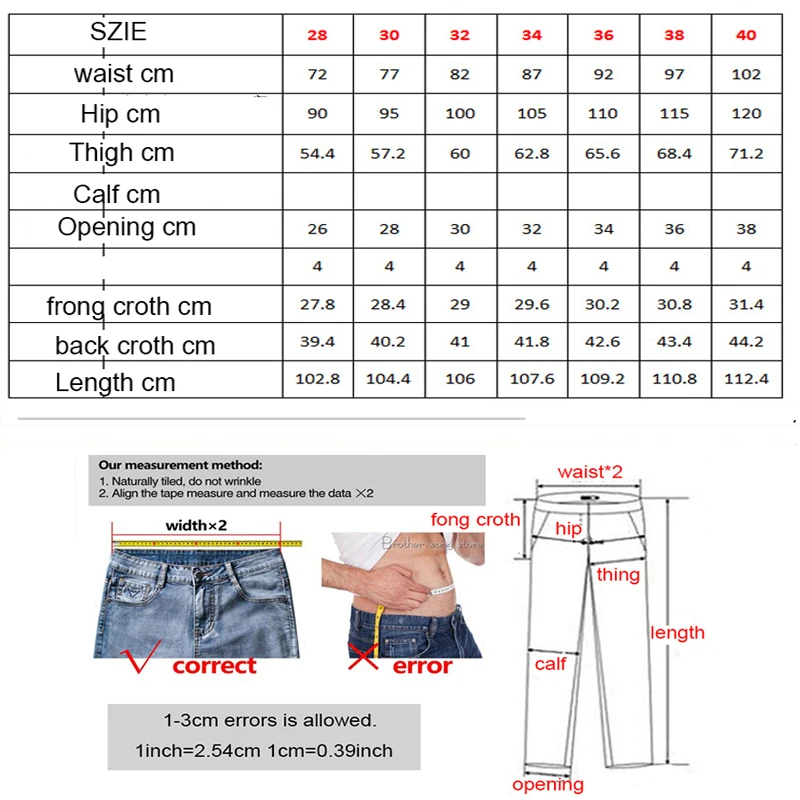 데님 청바지 구멍 스트레치 정사이즈 핏 블랙 디자인 패션 래커 긴 바지 남성용, 사계절 플러스 사이즈, 신제품