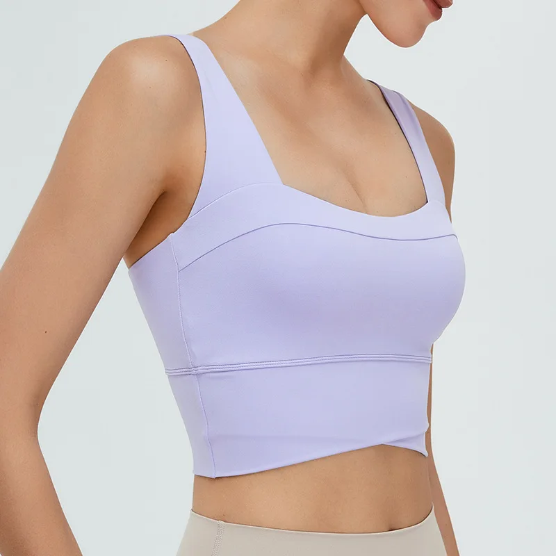 

Sports Bra Shock Proof Gathering High-Intensity Yoga Underwear Fitness Bra Sporty Woman Fitness Top Sexy Pitted Bra push-up