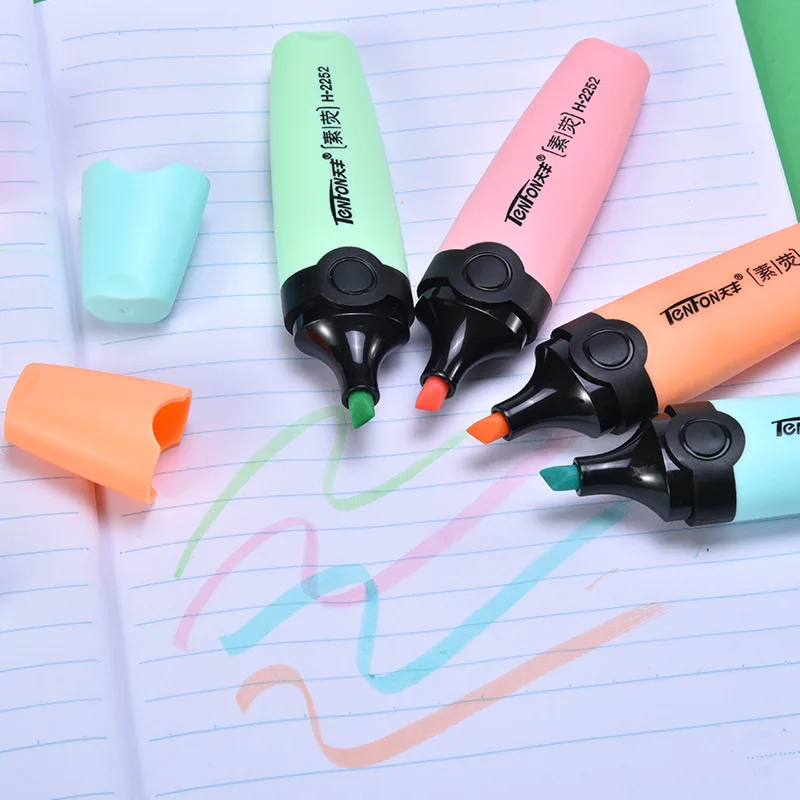 Highlighter marker highlighter pen marker pen 6 Pcs/set pastel colors