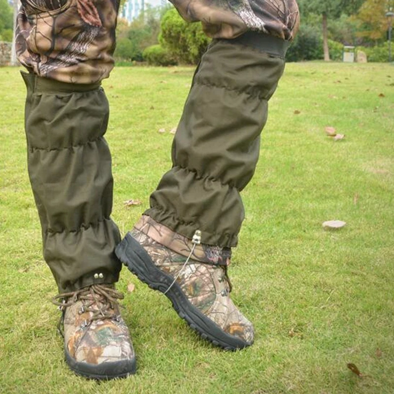 

Military Tactical Waterproof Leg Gaiters for Hunting Camping Outdoor Hiking Mountaineering Snow Legging Boot Gaiters Shoes Cover