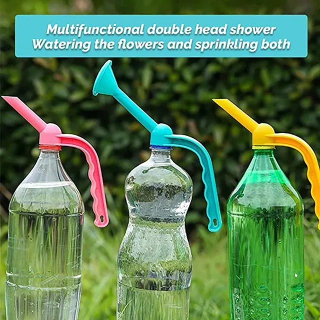 Gardening Plant Watering Handheld dual-purpose  water spray   Bottle Water Can Top Waterers Shower Seedling Irrigation 6