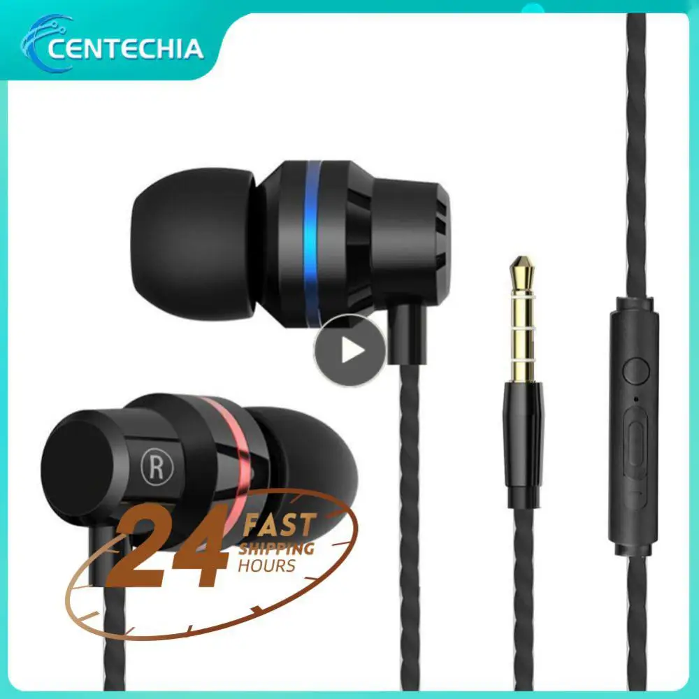 Auricolari Musicali Cablati Da 3.5Mm Cuffie In Metallo Cablate In-Ear Cuffie Stereo Per Telefono Con Microfono Per Modello Ct1