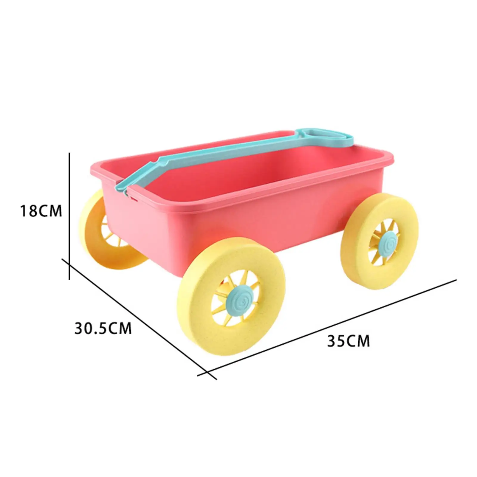 Pretend Play Wagon Toy Outdoor Indoor Toy Kid Outdoor Toy Children Wagon Cart 6