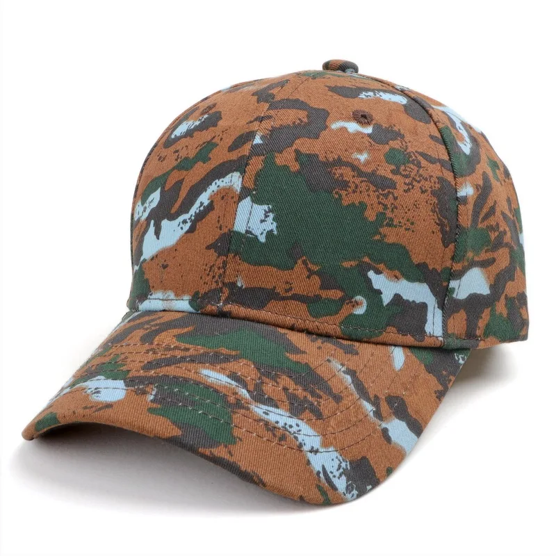 Custom Logo Men Camouflage Baseball Cap Outdoor Sports Women Adjustable Snapbac Duckbill Caps Casual Sunscreen Snapback Dad Hat 5