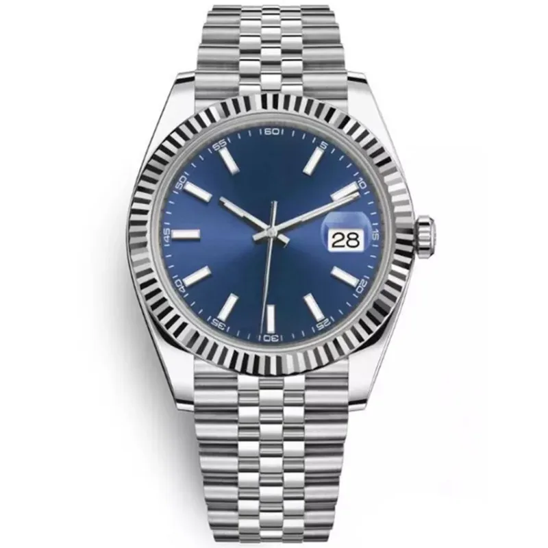 

Luxury Mens Automatic Mechanical Watch Stainless Steel Silver Rose Gold Rome Green Blue Grey