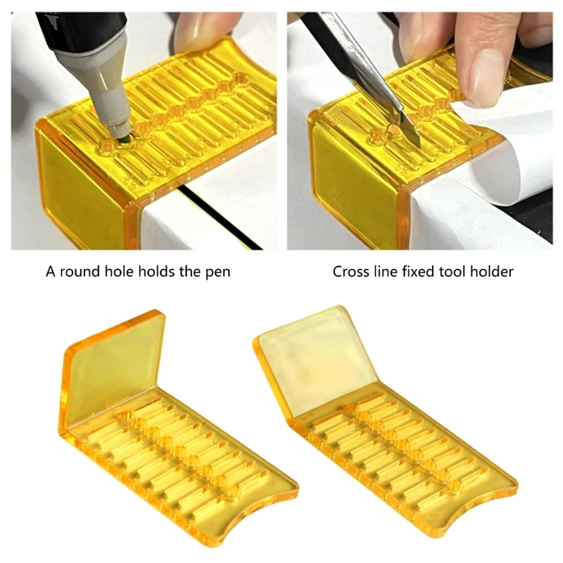 Car Film Application Tool with 90 Degree Measuring Squeegee for Precisions Positioning Glass and Body Film Application