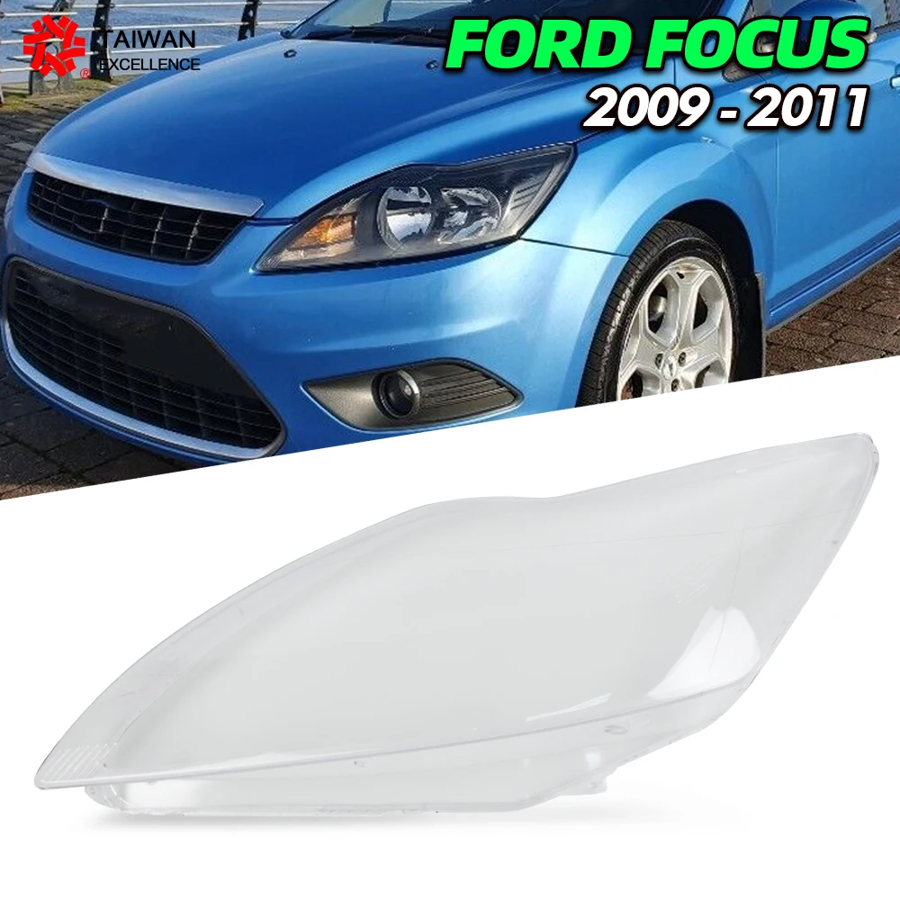 

Headlamp Housing For Ford Focus 2009-2011 Front Headlights Cover Shell Transparent Lens Lampshade
