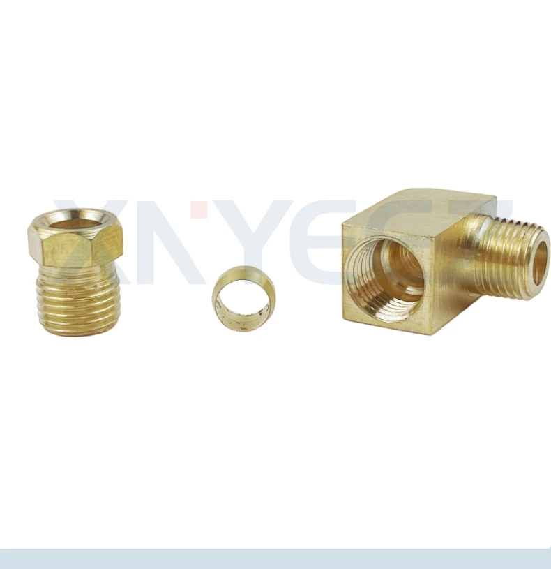 Rechtwinkliger Messingstecker/Kupplung PL-406 für zentralisiertes Schmiersystem/CNC-Maschinenzentrum – Detail 10