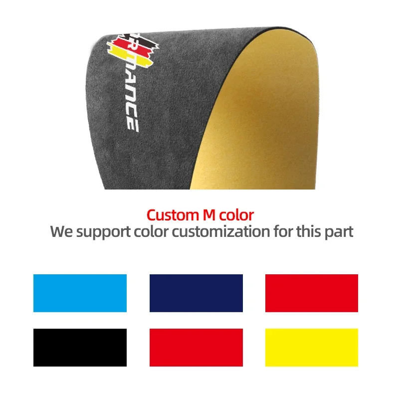 Car Interior Trim Alcantara For BMW F30 F32 F33 F34 3 4 Serie Dashboard Instrument Panel Trim Cover M Performance Sticker