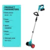 Electric Lawn Mower Cordless Grass Trimmer Length Adjustable Foldable Cutter Household Garden Tools For Makita 18V Battery 4