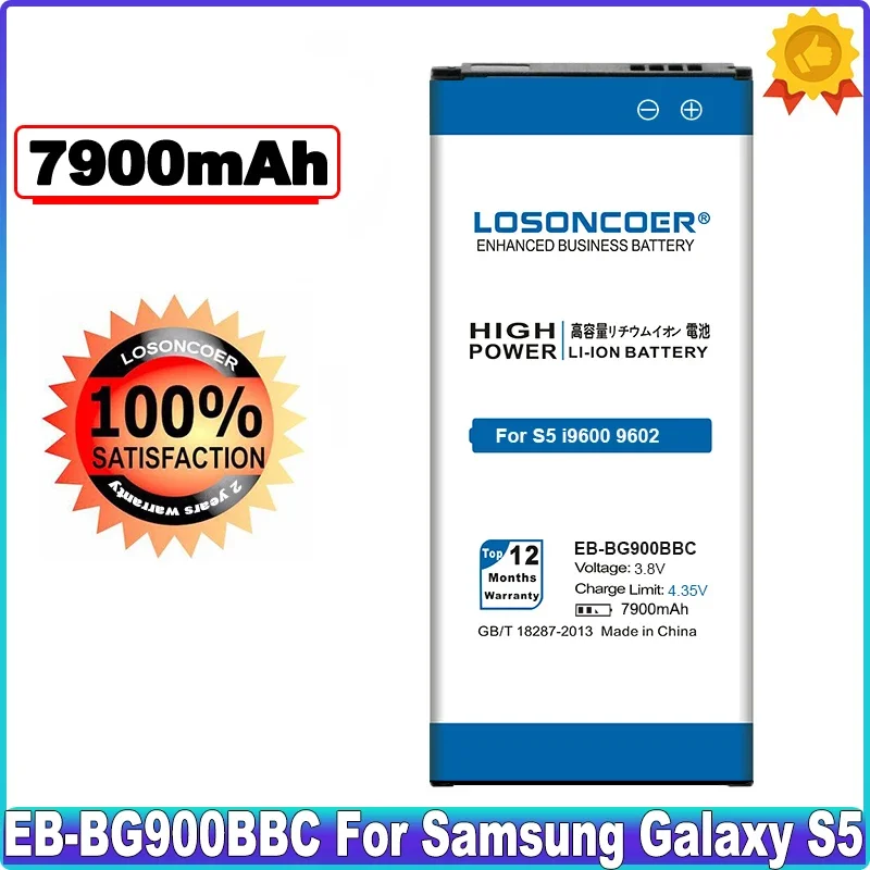 For Original Samsung Galaxy S5 Battery i9600 i9602 i9605 G900F G900T G9008 G900 EB-BG900BBE EB-BG900BBU EB-BG900BBC EB-BG903BBE
