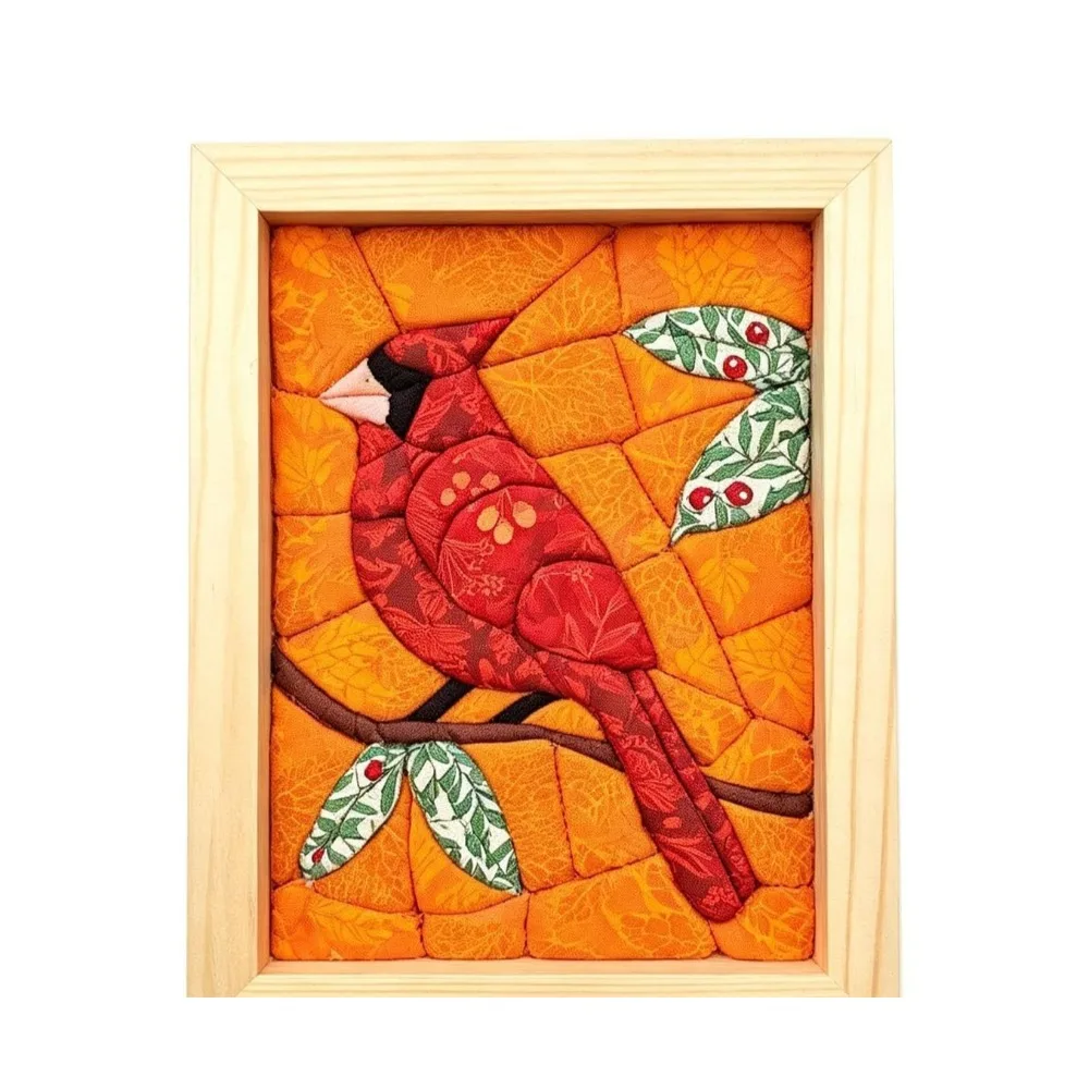 Premium Handmade Fabric Mosaics Art Kit - Multi-Theme No-Sew DIY Craft Set