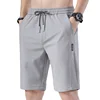 Quick Dry Shorts for Men Straight Shorts Swim Trunks Swim Shorts Bathing Suit Quick Drying Drawstring w/ Pocke for Surfing Beach 2