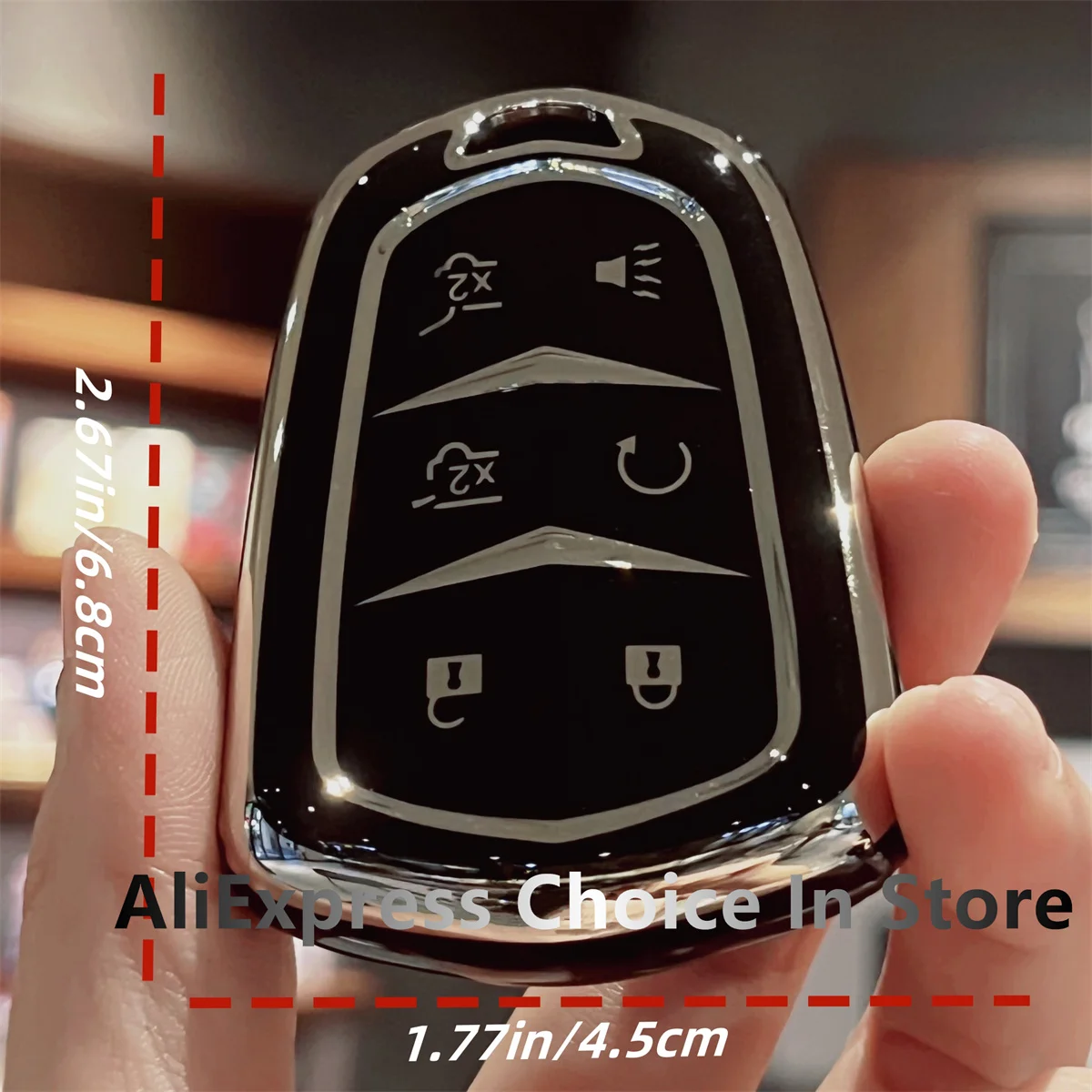 캐딜락 에스컬레이드 CTS SRX ATS CT6 SRX XT5 스마트 리모컨 보호 커버 TPU 자동차 키 케이스, 친구에게 선물하기 좋은 제품