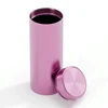 Portable Sealed Jar Travel Moisture-proof Solid Color Nut Candy Food Storage Container Tea Can Metal Box Stainless Steel 4