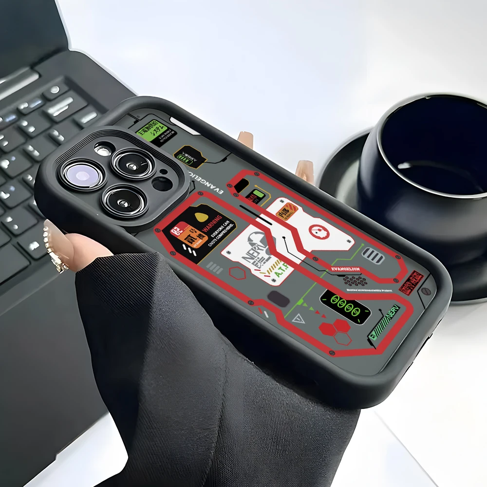 Fashion Mecha Style Phone Case: Sleek and Durable Design