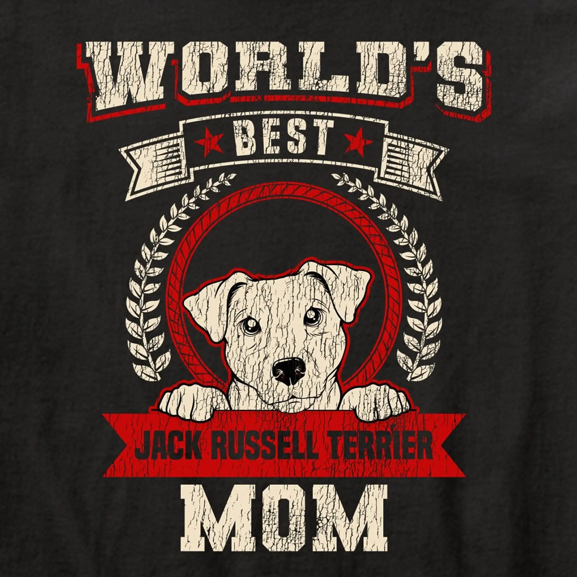 La Migliore Maglietta Jack Russell Terrier Mom Dog Breed Del Mondo A Maniche Lunghe O Corte