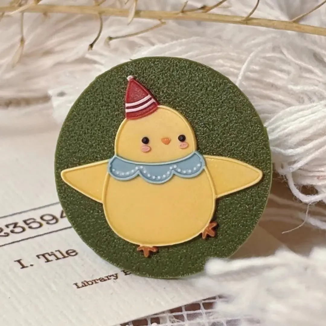 왁스 씰 스탬프 구리 헤드 다층 엠보싱 귀여운 3D 꽃무늬 창 디자인 창의적인 DIY 봉투 봉인 스크랩북킹