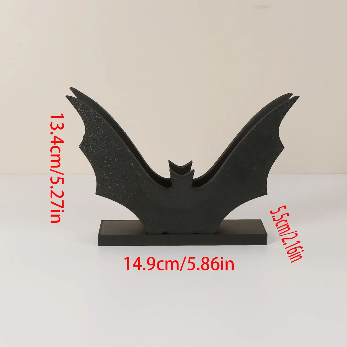 1PC black bat tissue holder, creative design, home and office decoration crafts, essential choice for holiday gifts 6