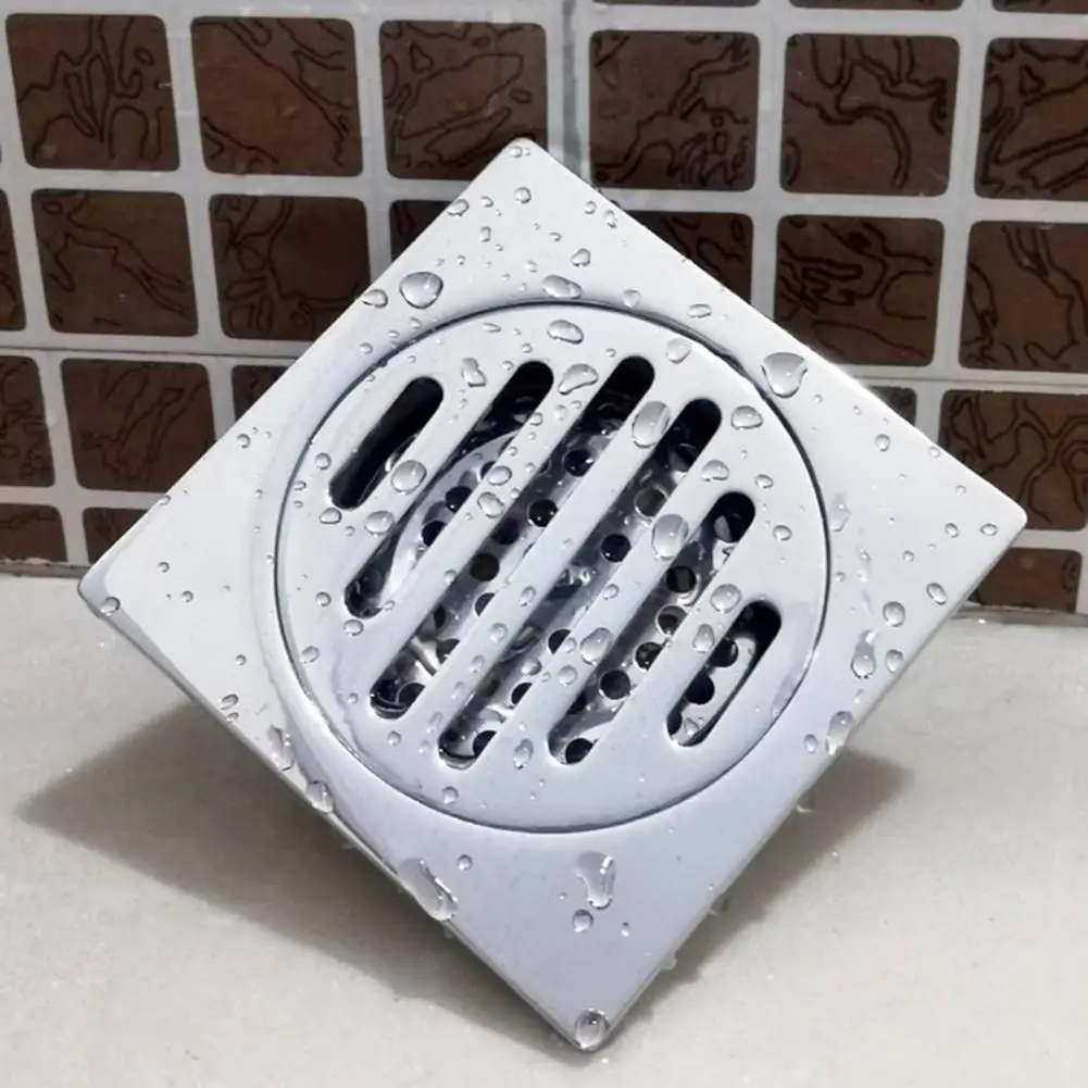 Durable Auto Off Button Shower Floor Drain Anti-blocking Anti-smell Shower Floor Drain Backflow Preventer Valve Sewer Core