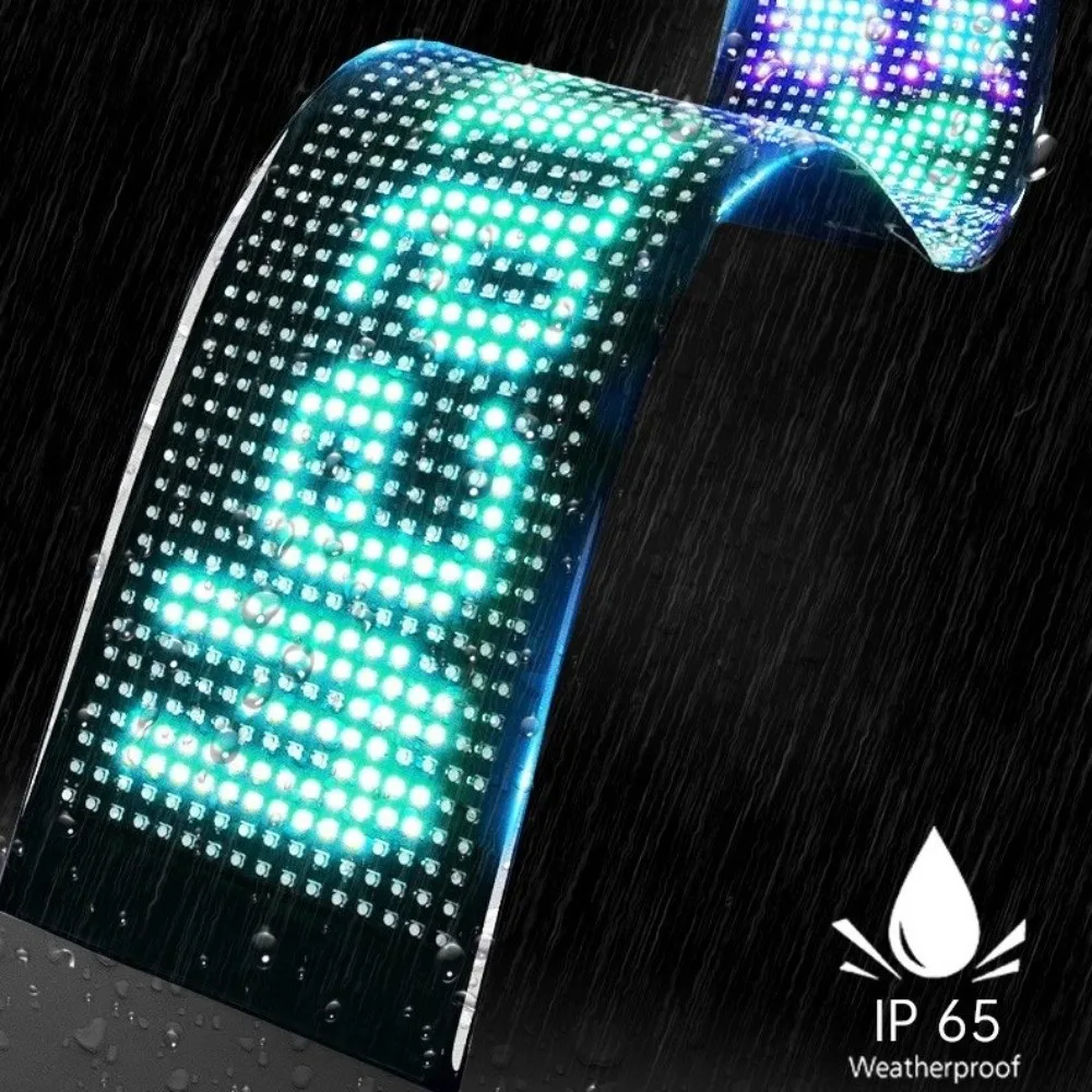 Versatile USB 5V LED Matrix Pixel Panel Flexible Addressable Advertising Display Waterproof DIY Programmable LED Screen