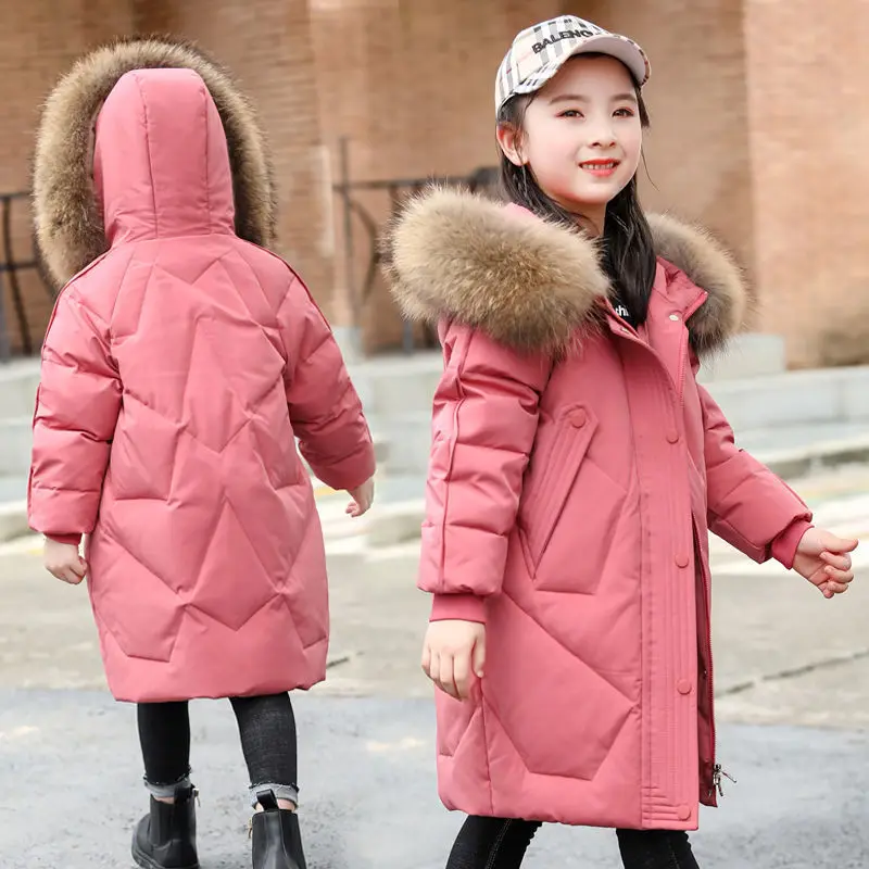Down Jacket Children Jackets Girls Coat Winter Parka Outerwear