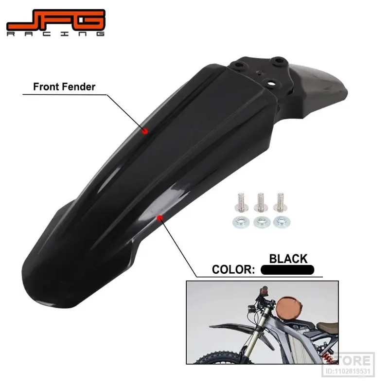 Per Sur Ron Sur-Ron Surron Electric Cross-Country Bike Moto Parafango Anteriore In Plastica Parafango Forcella Invertita