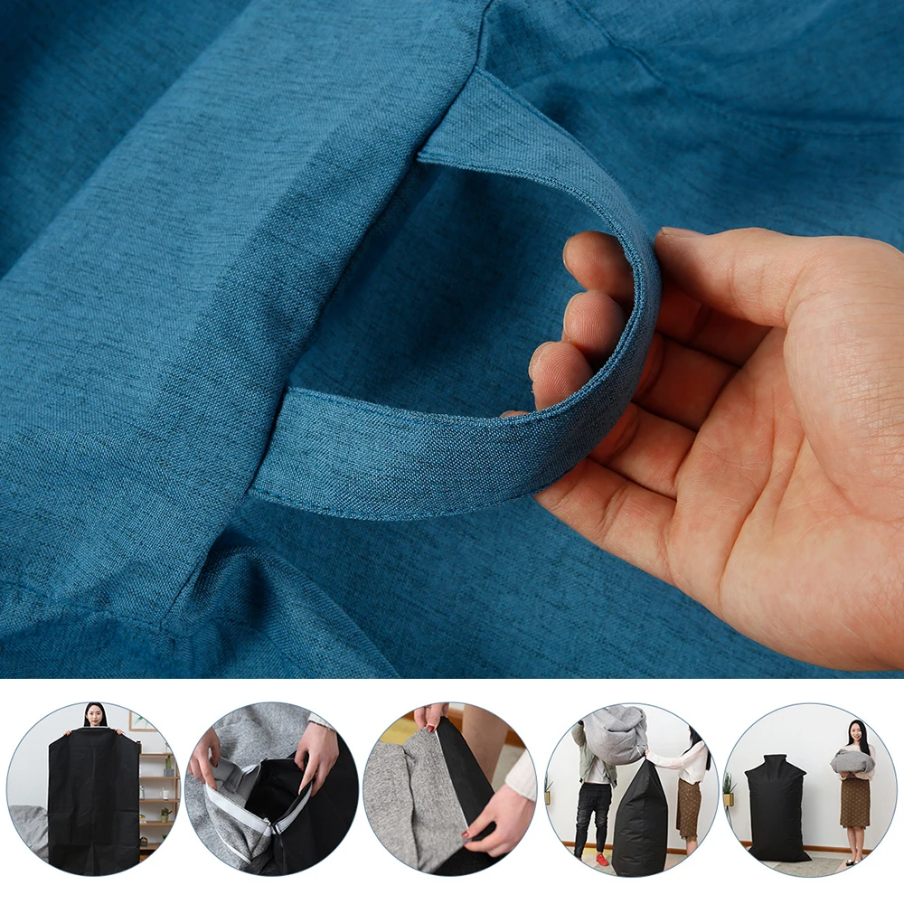 Large Bean Bag Lazy Seat Chair Sofa Cover Couch Soft Fluffy Breathable Adult Child Tatami No padding is included - Image 3
