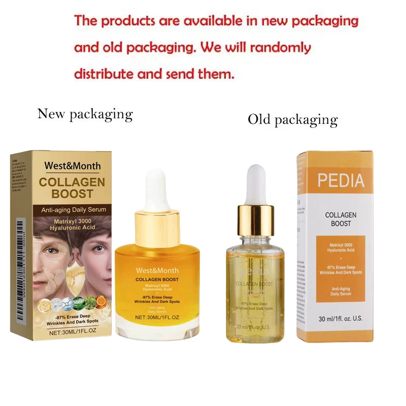 Gold Ginseng Face Essence Polypeptide Lightning Moisturizing Smoothing Facial Serum for Skin Care 120ml/30ml Ginseng Toner
