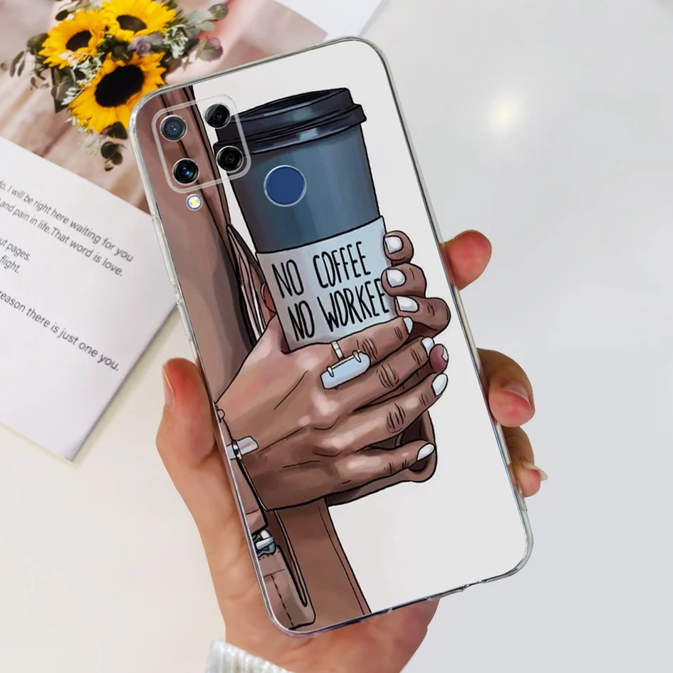 Fashion Marble Butterfly Flower Soft TPU Phone Case Silicone Cover