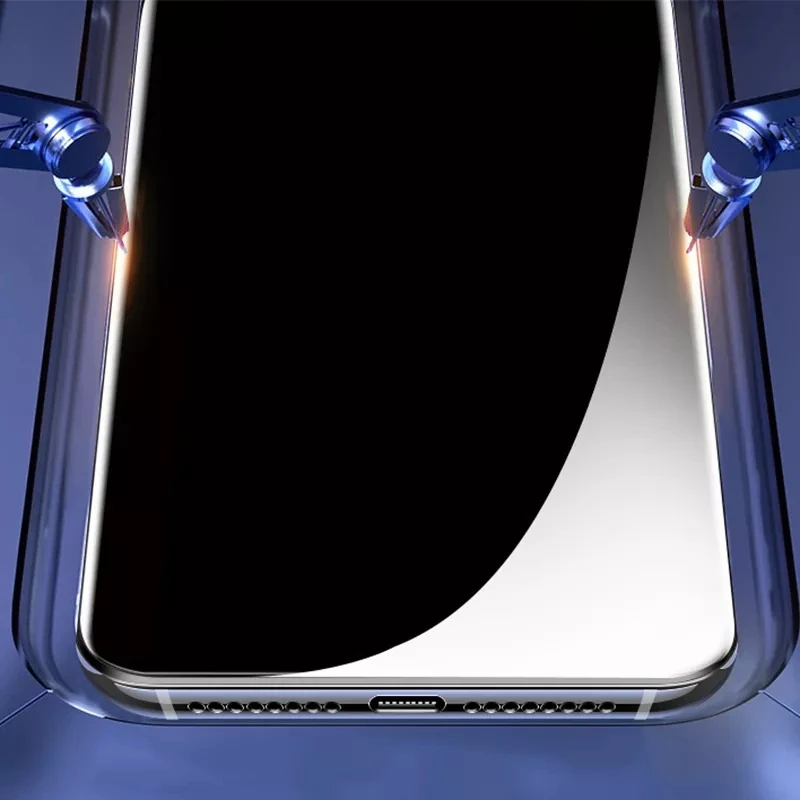 Realme 9 Pro Plus 용 Anti Spy 강화 유리 Realme9 Pro Plus 투명 검정색 보호 유리 용 개인 정보 보호 화면 보호기