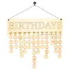 Diy Board Wood Family Birthday Reminder Ply Plaque Calendar &Friends Birch Sign Home Decor Western Wall Art Calendar декор 1