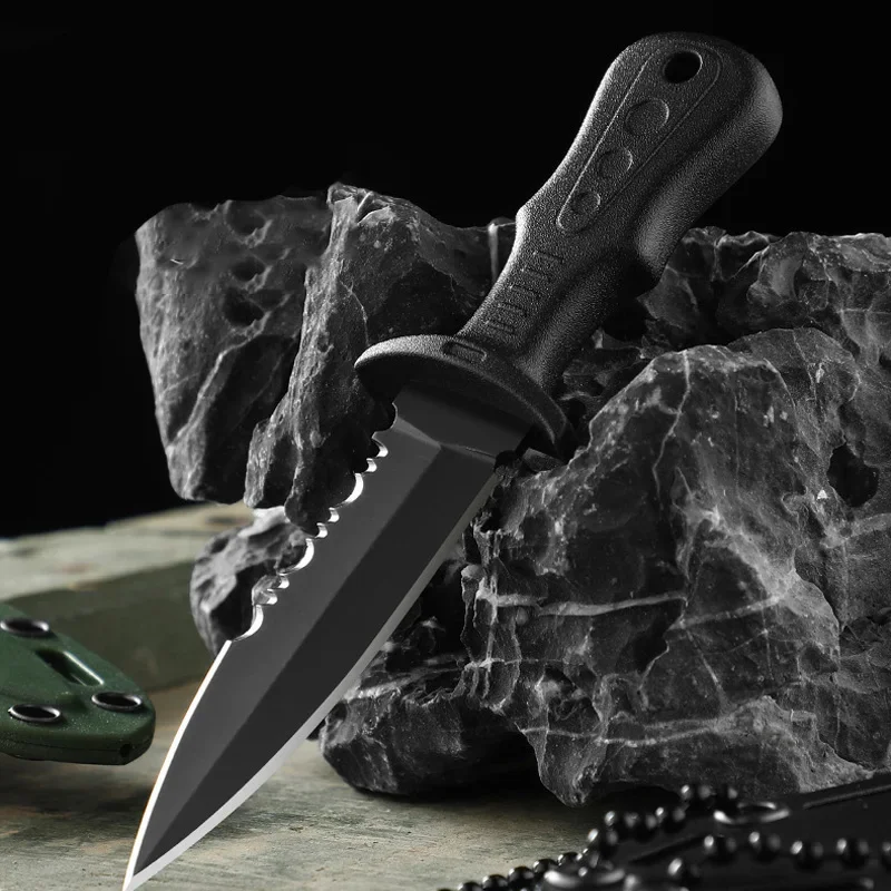 Description Picture 6 of itemPortable Mini Tactical Knife Necklace Multipurpose Stainless Steel Cutting Knives Outdoor Camping Self Defense Survival Tools