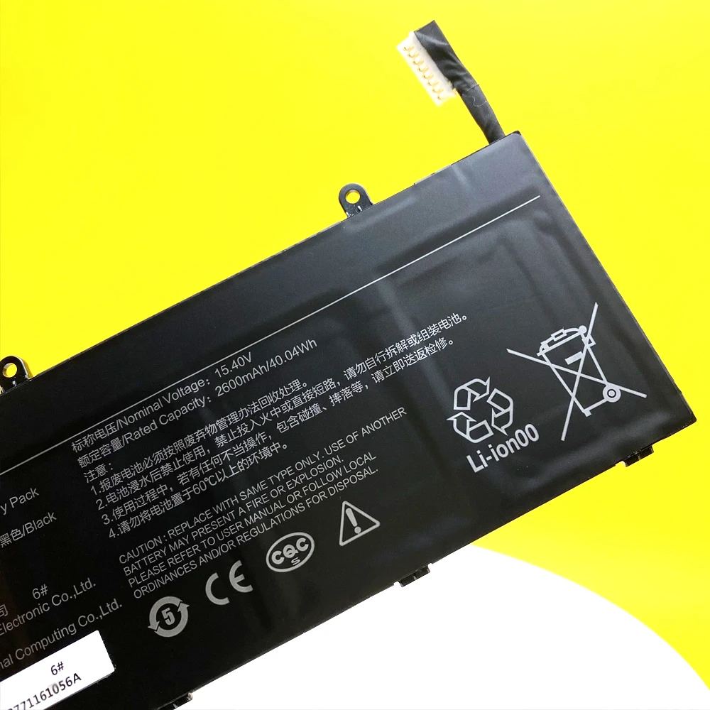 Nova Bateria do Portátil para Xiaomi mi Ruby 15.6 Polegada Timi Tm1703 N15b01w N15b02w Notebook Windows 10 Series - Imagem 4